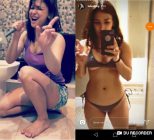 Laboching Francoise Denyse Fainsan walang sujetador tigas utong en video selfie bikini