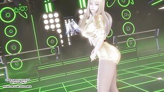 MMD Hellovenus-Sono malato Sexy Kpop Dance Ahri League Of Legends KDA