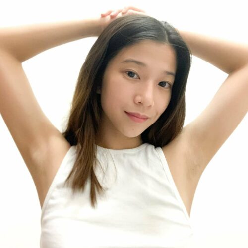 Yummy pinay shows off her sliky smooth armpits and body #qitxCxbk